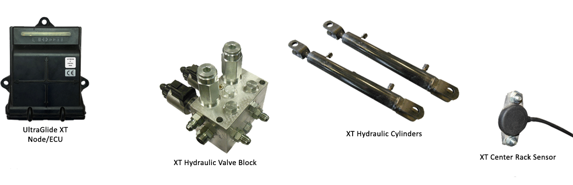 image of the different components of the UltraGlide XT system