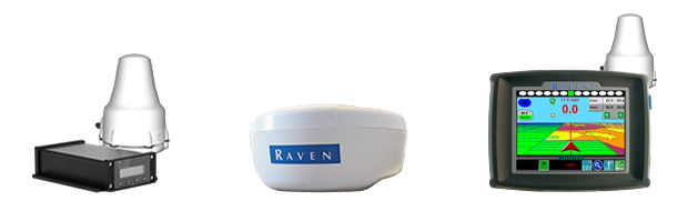 examples of Raven GNSS receivers used with SmarTrax 3D
