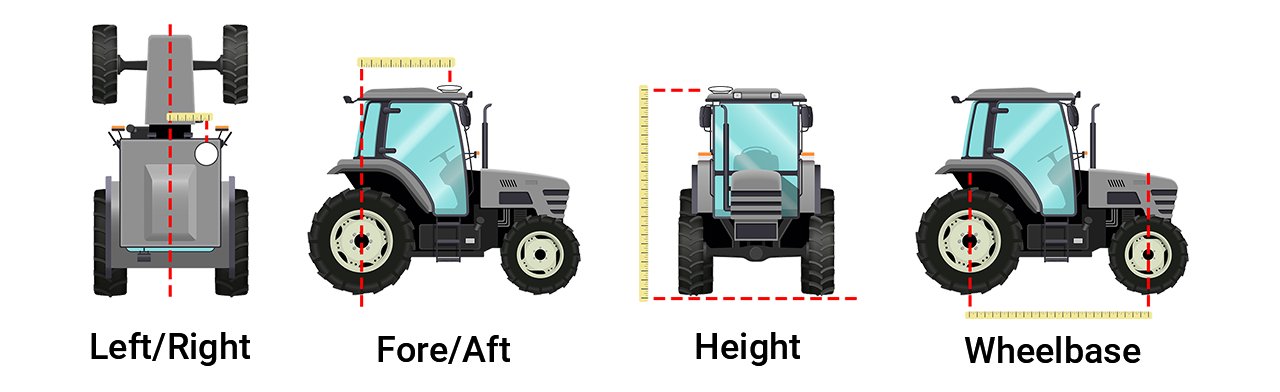 illustrations of offsets and measurements